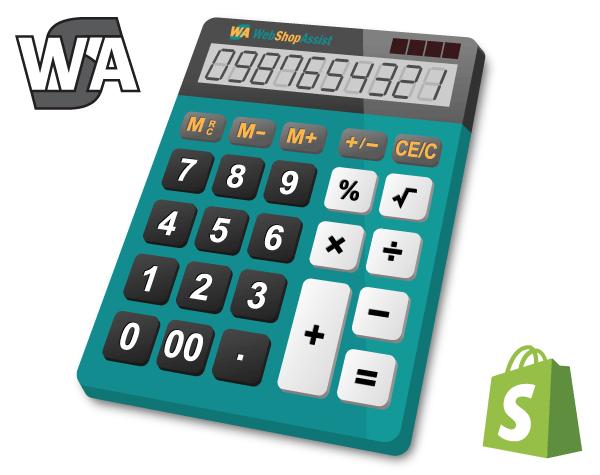 Calculator Cost pentru Shopify