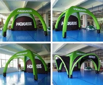 Inflatable pneumatic tents