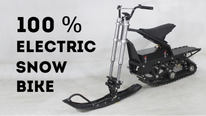 New best electric snowbike for mountain
