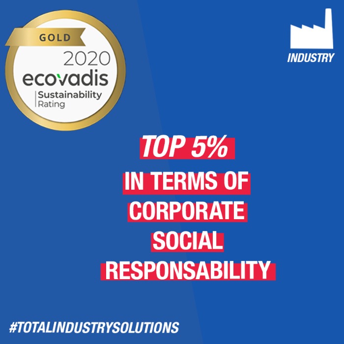 Total Lubricants awarded by ECOVADIS