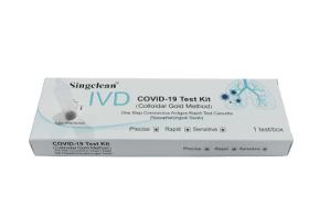 Kit de testare COVID-19, aprobat CE (tampon nazofa